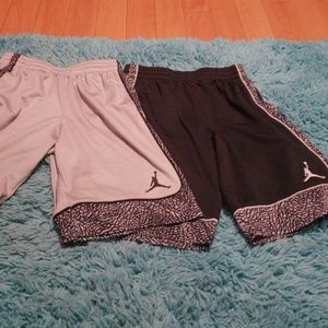 Boys set of two jordan basketball shorts